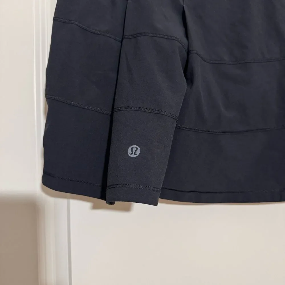 Lululemon Pace Rival Mid Rise Black Activewear Skort